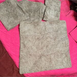 Nwot tan pillow cases